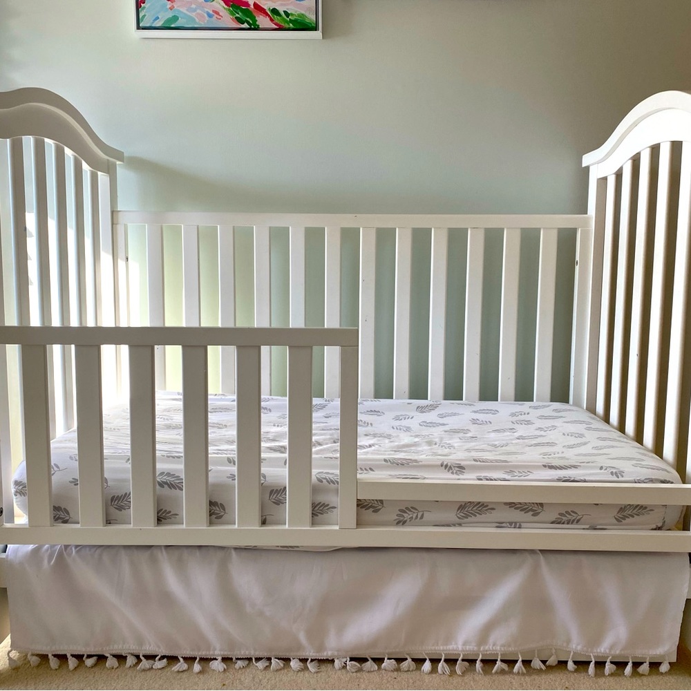 Tasseled Crib Skirt